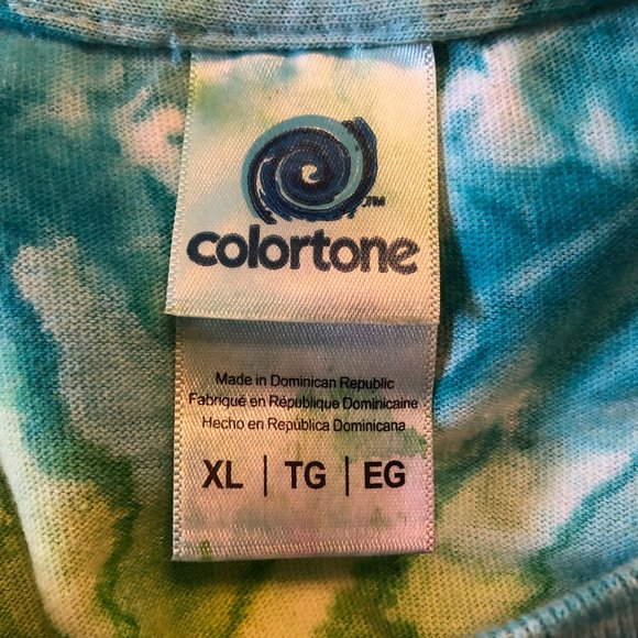 COLORTONE • Sparky's Landing Marathon Florida Keys Tie Dye Tee Short Sleeve L - Picture 7 of 10